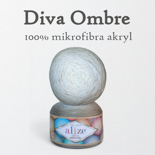 Włóczka ALize diva ombre batik